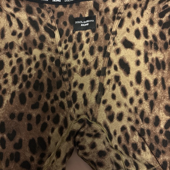 Dolce & Gabbana Pants - Dolce & Gabbana Animal Print Shorts (skims collab)